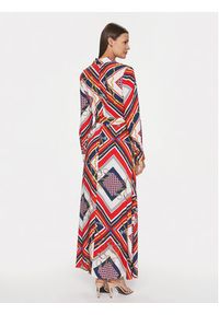 Gaudi Sukienka koszulowa 411BD15017 Kolorowy Relaxed Fit. Materiał: wiskoza. Wzór: kolorowy. Typ sukienki: koszulowe #5