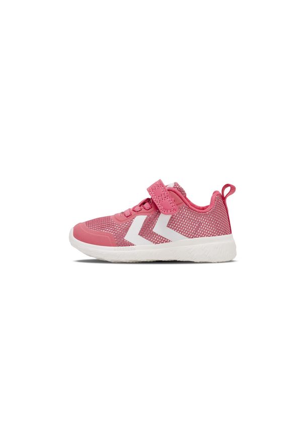 Sneakersy dla dzieci Hummel Actus Recycled. Okazja: na uczelnię. Kolor: czerwony. Materiał: materiał. Sport: joga i pilates
