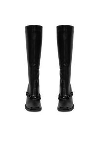 DeeZee Kozaki 7366 3-BLACK PU Czarny. Kolor: czarny. Materiał: materiał #8