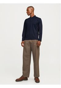 Jack & Jones Polo Crodney 12259645 Granatowy Regular Fit. Typ kołnierza: polo. Kolor: niebieski. Materiał: bawełna, syntetyk #5