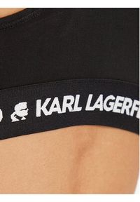Karl Lagerfeld - KARL LAGERFELD Biustonosz top A1W47007 Czarny. Kolor: czarny. Materiał: lyocell