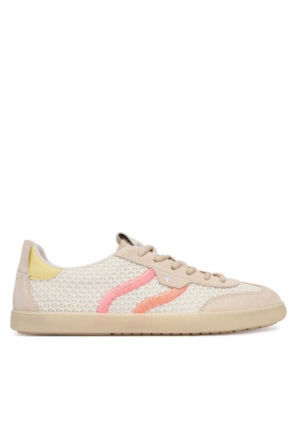 Sneakersy Tamaris. Kolor: beżowy