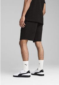 Puma - Męskie szorty Essentials Elevated Structured 9" PUMA Black. Kolor: czarny
