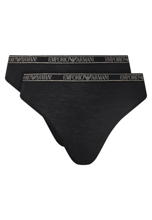Emporio Armani Underwear Komplet fig EW000403 AF10889 MC005 Czarny. Kolor: czarny. Materiał: wiskoza