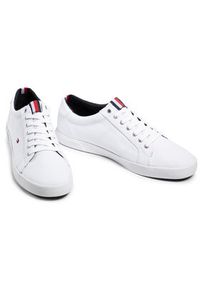 TOMMY HILFIGER - Tommy Hilfiger Sneakersy Iconic Long Lace Sneaker FM0FM01536 Biały. Kolor: biały. Materiał: materiał #5