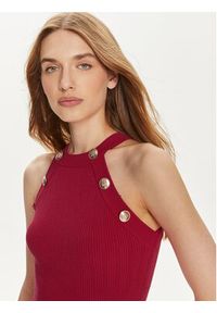 Marciano Guess Sukienka koktajlowa 4GGK04 5810Z Różowy Slim Fit. Kolor: różowy. Materiał: wiskoza. Styl: wizytowy #4