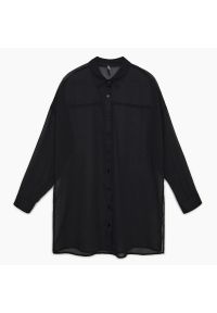 Cropp - Długa koszula - Czarny. Kolor: czarny. Długość: długie #1