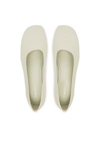 Calvin Klein Baleriny Round Ballerina Lth HW0HW02943 Biały. Kolor: biały. Materiał: skóra #4