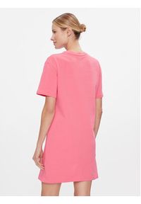 Armani Exchange Sukienka codzienna 3DYA89 YJFHZ 14BH Różowy Regular Fit. Okazja: na co dzień. Kolor: różowy. Materiał: bawełna. Typ sukienki: proste. Styl: casual