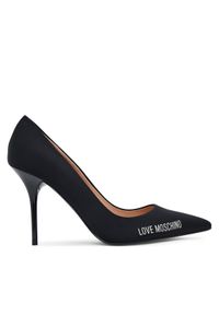 Love Moschino - LOVE MOSCHINO Szpilki JA10299G1NIM000040 Czarny. Kolor: czarny. Materiał: materiał. Obcas: na szpilce #1