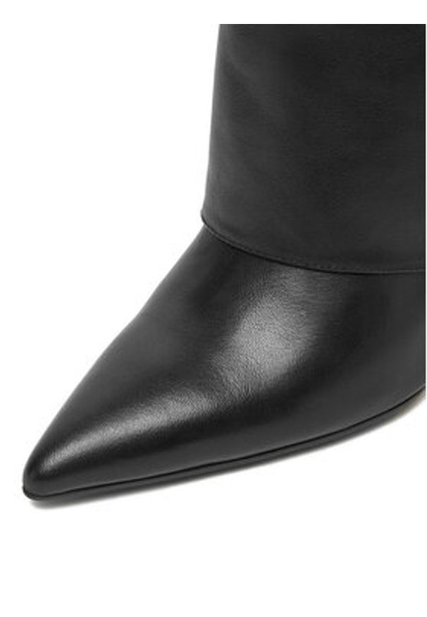 Eva Minge Botki EO-DULCE-GLC8537C-8.5-722-2 Czarny. Kolor: czarny. Materiał: skóra