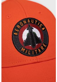 Aeronautica Militare czapka kolor pomarańczowy gładka. Kolor: pomarańczowy. Wzór: gładki #2