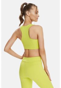 Crop top power Cardio Bunny. Kolor: zielony, wielokolorowy, żółty