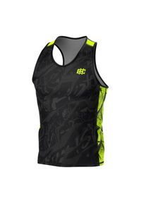 Koszulka sportowa bez rękawów męska Tank top EXTREME HOBBY NEO. Kolor: zielony. Materiał: poliester, elastan. Długość rękawa: bez rękawów. Styl: sportowy