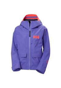 Damska kurtka narciarska Helly Hansen Emiko Shell. Kolor: fioletowy. Sezon: zima. Sport: narciarstwo #1