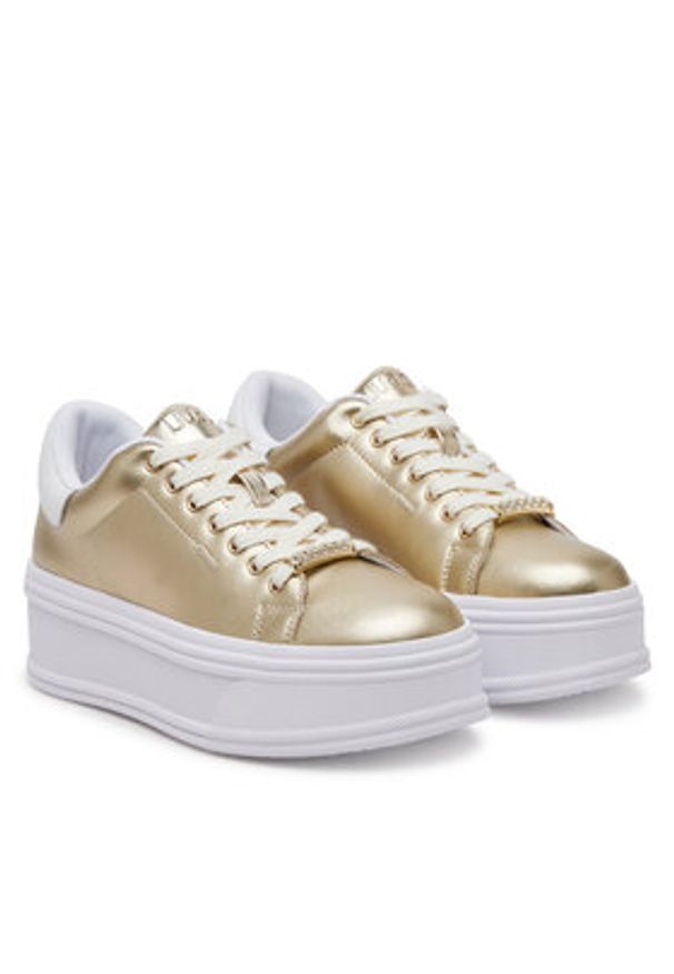Liu Jo Sneakersy Selma 16 BA5101 P0291 Złoty. Kolor: złoty. Materiał: skóra