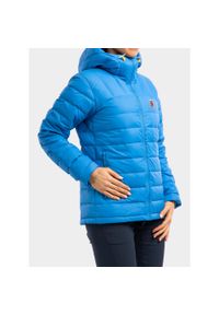 Fjällräven - Kurtka puchowa damska Fjallraven Expedition Pack Down Hoodie. Kolor: niebieski. Materiał: puch. Sport: turystyka piesza #1