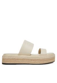 Espadryle Calvin Klein. Kolor: kremowy #1