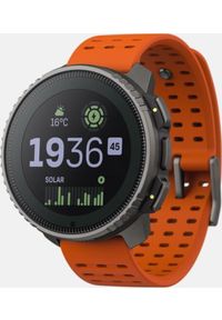 SUUNTO - Zegarek sportowy Suunto Vertical Titanium Solar Pomarańczowy (SS050861000). Kolor: pomarańczowy. Styl: sportowy