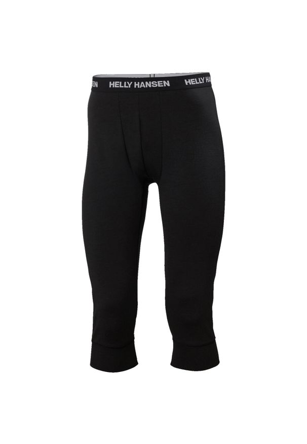 Legginsy o długości 3/4 Helly Hansen lifa merino midweight. Kolor: czarny. Materiał: wełna. Sezon: lato. Sport: turystyka piesza