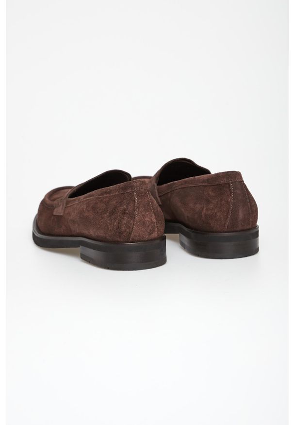Baldinini - Mokasyny męskie zamszowe BALDININI. Materiał: zamsz