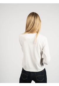 TOMMY HILFIGER - Tommy Hilfiger Bluzka | DW0DW07433 | Kobieta | Biały. Okazja: na co dzień. Kolor: biały. Materiał: bawełna, poliester. Długość rękawa: długi rękaw. Długość: długie. Wzór: aplikacja. Styl: casual #2