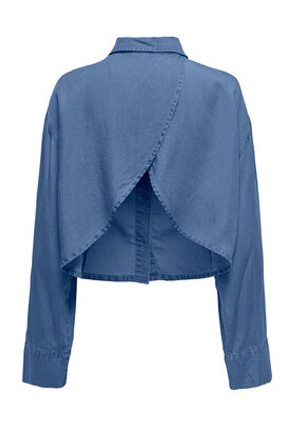 only - ONLY Koszula Charis 15337929 Niebieski Regular Fit. Kolor: niebieski. Materiał: lyocell