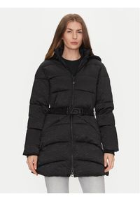Guess Płaszcz zimowy Seline W4BL58 WGL72 Czarny Regular Fit. Kolor: czarny. Materiał: syntetyk. Sezon: zima