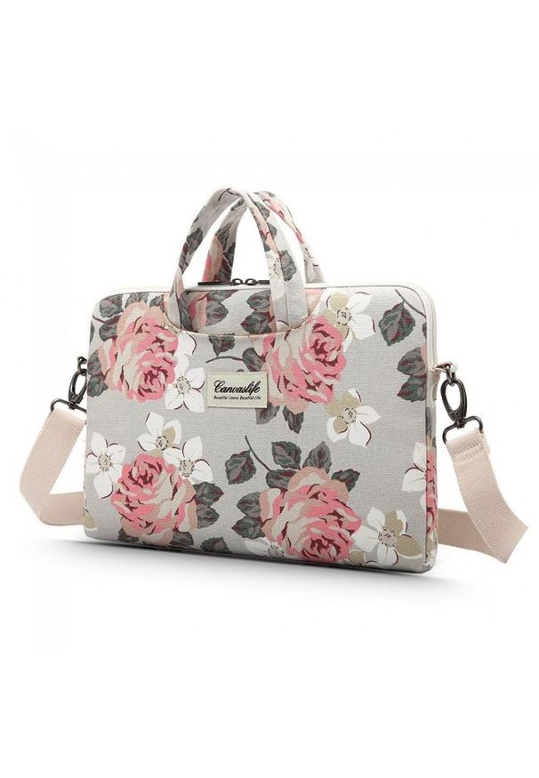 Torba na laptopa CANVASLIFE w kwiaty
