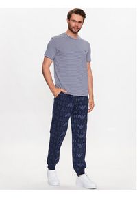 Emporio Armani Underwear T-Shirt 110853 3R542 28834 Granatowy Regular Fit. Kolor: niebieski. Materiał: bawełna