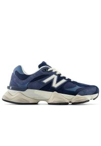 Buty New Balance U9060EEF - granatowe. Kolor: niebieski. Materiał: materiał, syntetyk, skóra, guma, zamsz. Szerokość cholewki: normalna. Sport: turystyka piesza