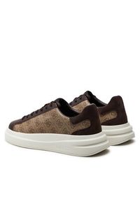 Guess Sneakersy Elba FMPVIB FAL12 Beżowy. Kolor: beżowy. Materiał: skóra #4