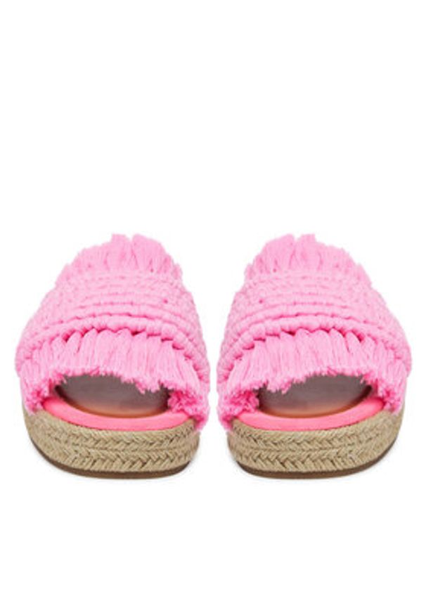 DeeZee Espadryle S855-1 Różowy. Kolor: różowy. Materiał: materiał