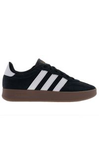 Adidas - Buty męskie adidas Sportswear Barreda JS2695 - czarne. Kolor: czarny. Materiał: guma, zamsz, skóra. Szerokość cholewki: normalna. Wzór: aplikacja