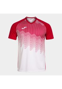 Koszulka z dekoltem w szpic Joma Tiger VI. Kolor: czerwony, wielokolorowy, biały. Materiał: materiał. Sport: piłka nożna #1