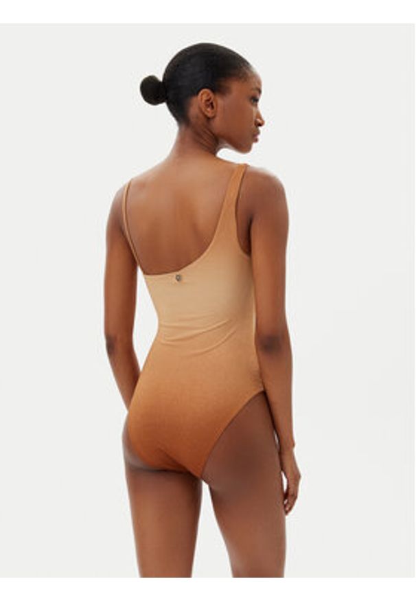 Max Mara Beachwear Strój kąpielowy Carmela 2516831169 Pomarańczowy. Kolor: pomarańczowy. Materiał: syntetyk