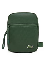 Lacoste Saszetka NH3307LV Zielony. Kolor: zielony. Materiał: skóra