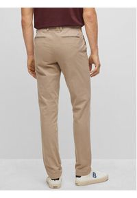 BOSS - Boss Chinosy Kaito1 50487966 Beżowy Slim Fit. Kolor: beżowy. Materiał: bawełna #4