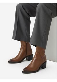 MEXX Botki CEO-MX/047C-WI44 Brązowy. Kolor: brązowy. Materiał: skóra #5