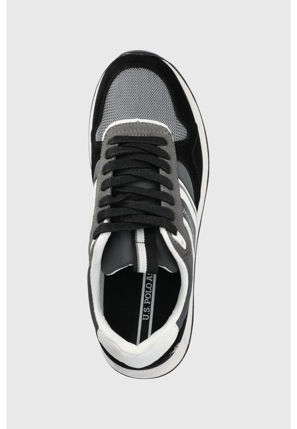U.S. Polo Assn. sneakersy kolor szary. Nosek buta: okrągły. Kolor: szary. Materiał: guma