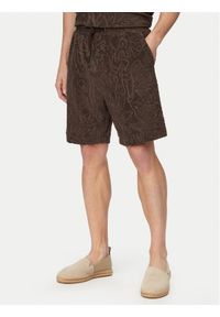JOOP! Jeans Szorty materiałowe Wailoa 30102000 Brązowy ciemny Regular Fit. Kolor: brązowy. Materiał: syntetyk #1