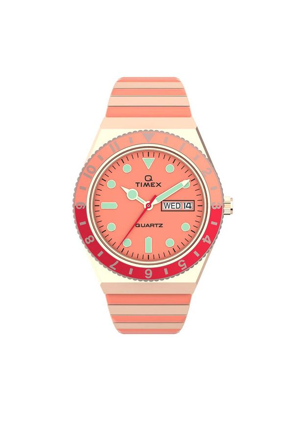 Zegarek Timex. Kolor: różowy