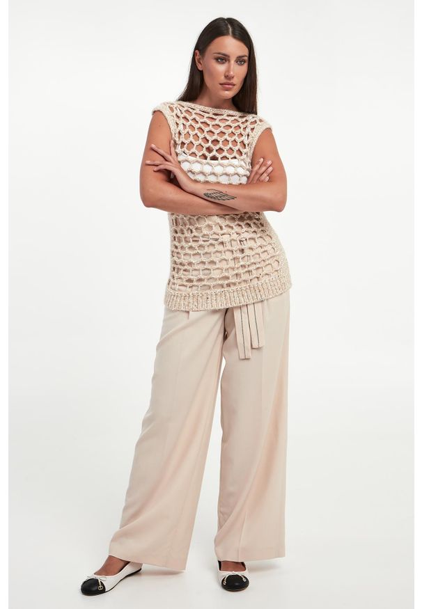 Kamizelka damska z alpaki PESERICO