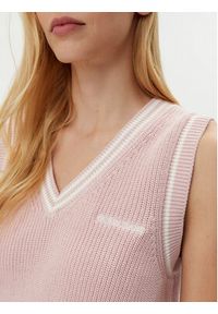 Guess Jeans Sweter W5GR02 Z3HM1 Różowy Regular Fit. Kolor: różowy. Materiał: bawełna #3