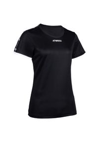 ATORKA - Koszulka do piłki ręcznej damska Atorka H100C. Kolor: czarny. Materiał: poliester, materiał #1