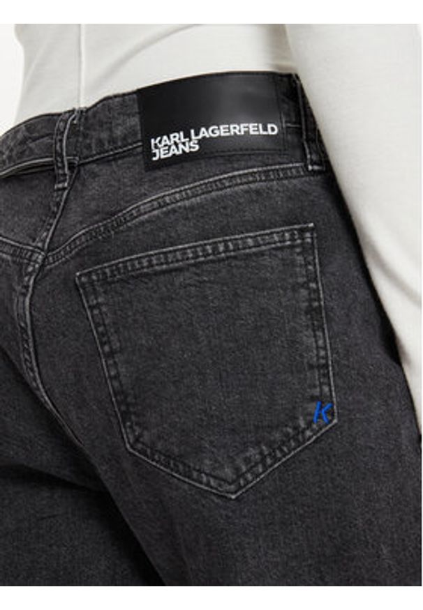 Karl Lagerfeld Jeans Jeansy 245J1112 Szary Straight Fit. Kolor: szary