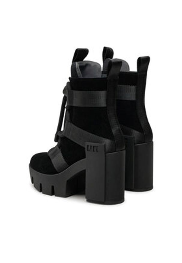 United Nude Botki Grip Nomad Mid II 107640157 Czarny. Kolor: czarny. Materiał: skóra