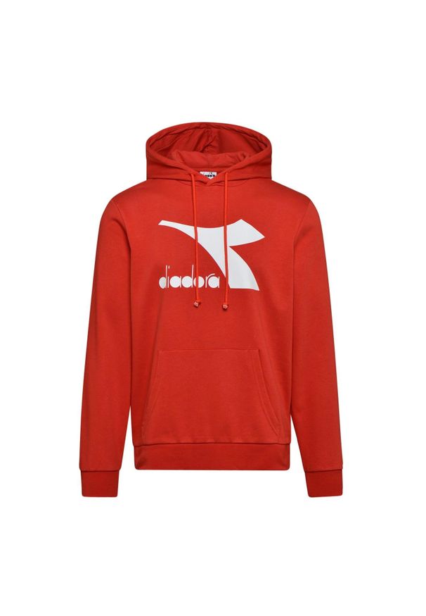 Diadora - Bluza męska DIADORA HOODIE BIG LOGO. Kolor: czerwony