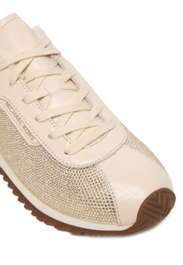 MICHAEL Michael Kors Sneakersy 43F5RHFS2L Écru. Materiał: skóra