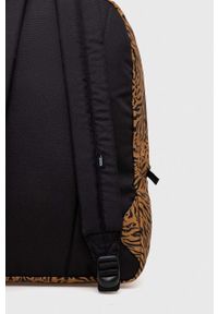 Vans plecak kolor brązowy duży wzorzysty VN0A3UI611D1-GoldenBrow. Kolor: brązowy #4